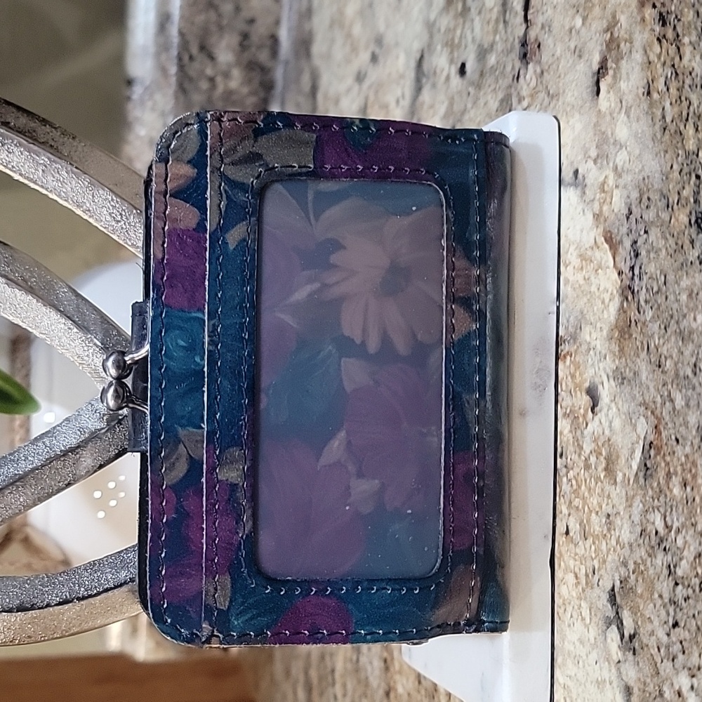 Patricia Nash EUC Leather Iberia Wallet Pervian Paint - Picture 3 of 7